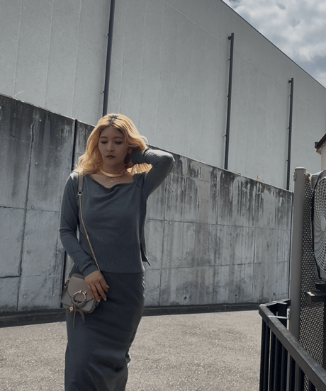asymmetry knit