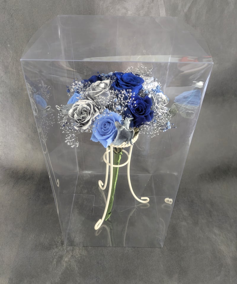プリザーブドフラワー12輪花束／Aqua Breath Rose（こちらの花束は