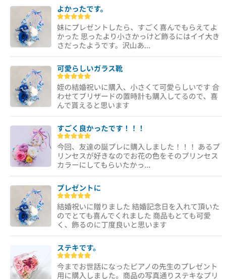 お客様から世都華にいただいたご感想のご紹介
