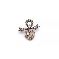 Victorian Paste Heart Brooch（BR2522）