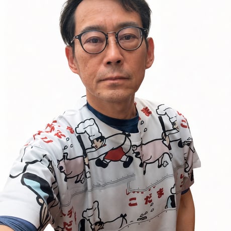 豚コック　全面プリント サイズ　S