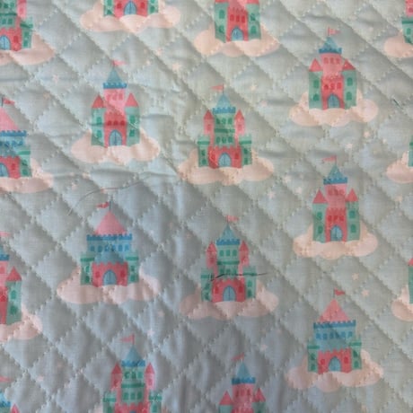 SALE！◯USAコットンキルティング○カット生地◯お城◯マイケルミラー◯110cm×50cm