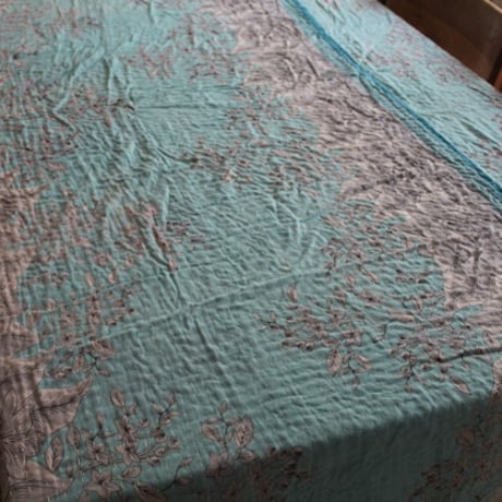 インド○カンタキルト○パッチワーク○  約216×139cm