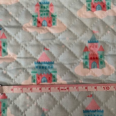 SALE！◯USAコットンキルティング○カット生地◯お城◯マイケルミラー◯110cm×50cm