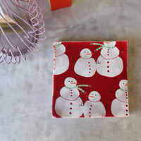 ○ハギレ42枚セット○MerryandBright○12.5cm○クリスマスUSAコットン