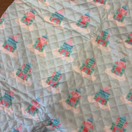 SALE！◯USAコットンキルティング○カット生地◯お城◯マイケルミラー◯110cm×50cm