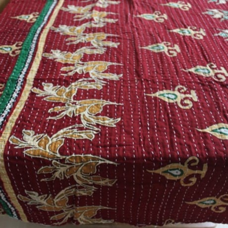 インド○カンタキルト○エンジリーフ○  約216×139cm