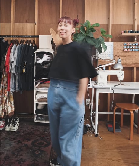BUCKチュールリボンTシャツ