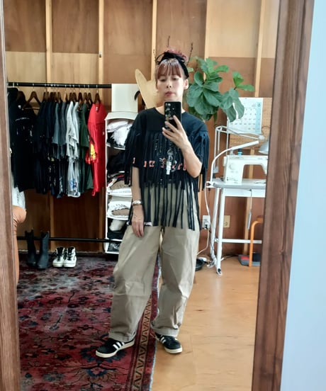 フリンジリメイクTシャツ①