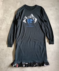 カットソーフリルワンピース