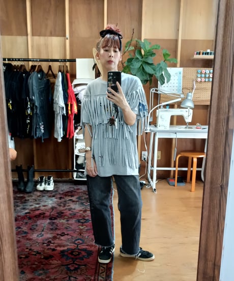 フリンジリメイクTシャツ⑪
