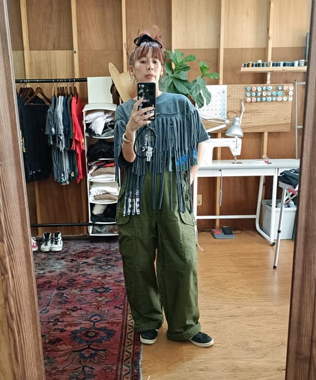 フリンジリメイクTシャツ⑩