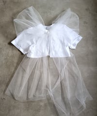 BUCKチュールリボンTシャツ