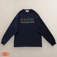 SUCCESS ロンT　（ネイビー）