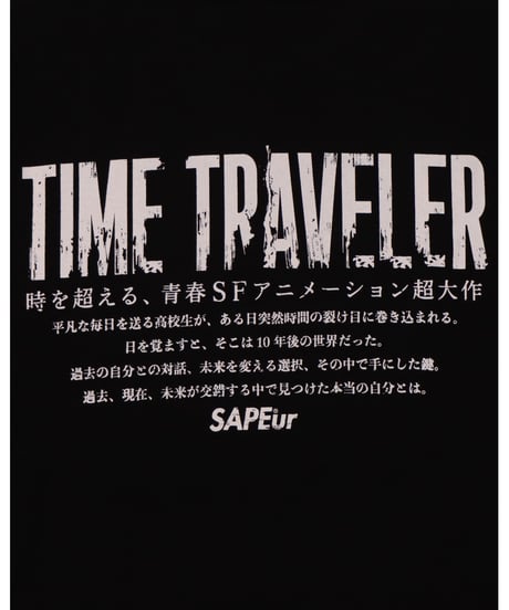 【A0026-308】■YOUTH■TIME TRAVELER■S/S TEE■ブラック