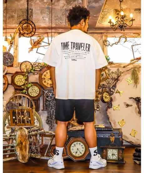 【A0026-305】■TIME TRAVELER■S/S TEE■ホワイト