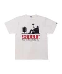 【A0026-269】■YOUTH■ WATCHING THE GAME TEE■S/S TEE■ホワイト