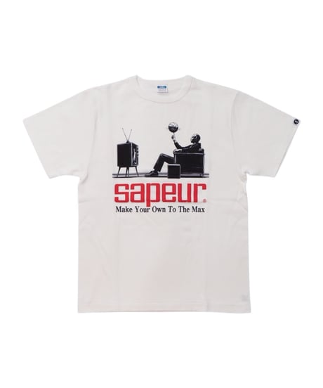【A0026-269】■YOUTH■ WATCHING THE GAME TEE■S/S TEE■ホワイト