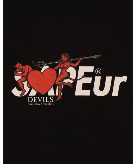 【A0026-304】■KID'S■ANGEL & DEVIL■S/S TEE■ブラック
