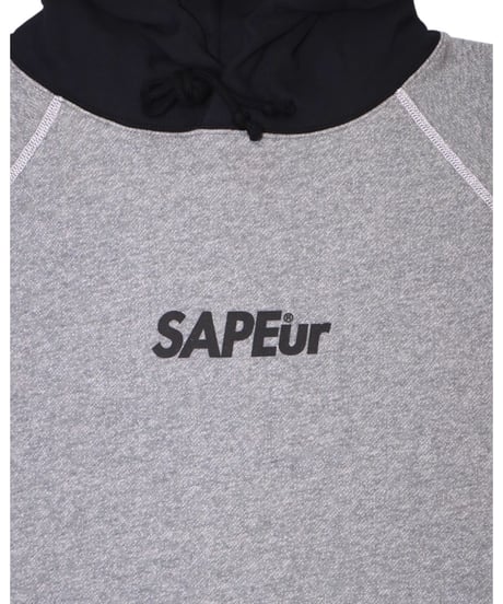 【A0026-337】■PULLOVER SWEAT HOODIE■霜降りグレー