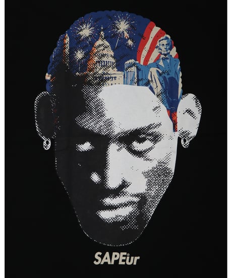 【A0026-218】■INDEPENDENCE DAY HEAD TEE■S/S TEE■ブラック