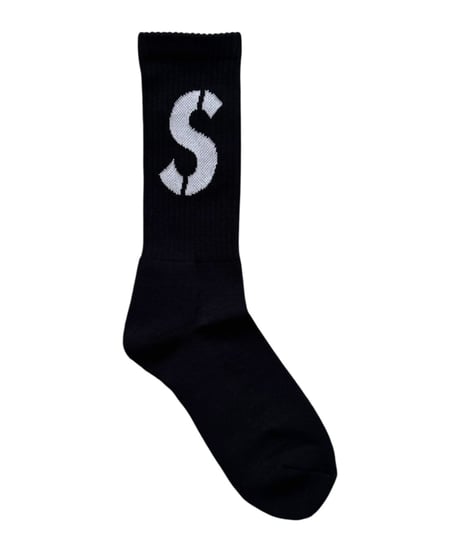 【A0026-186】■CREW SOCKS■ブラック