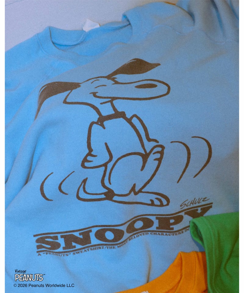 A0026-208】□SNOOPY□ S/S SWEAT□サックス | SAPEur