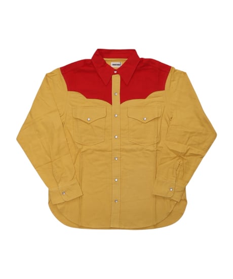 【A0026-064】■YOUNGTIMER WESTERN SHIRT■ヨークレッド