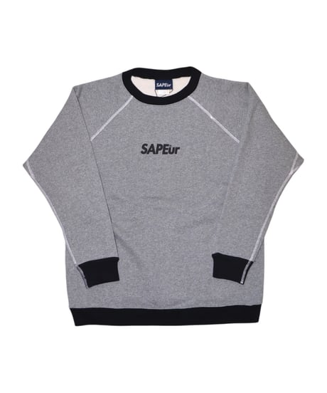 【A0026-338】■CREWNECK SWEAT■霜降りグレー