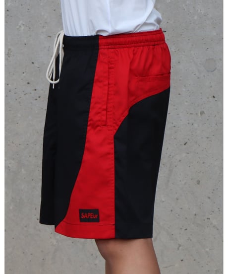 【A0026-257】■LEGACY SHORTS■ブラック/レッド