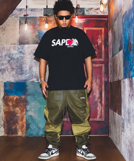【A0026-300】■ANGEL & DEVIL■S/S TEE■ブラック