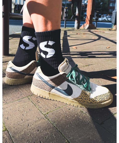 【A0026-186】■CREW SOCKS■ブラック