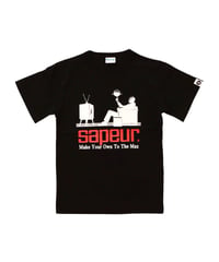 【A0026-272】■KID'S■WATCHING THE GAME TEE■S/S TEE■ブラック