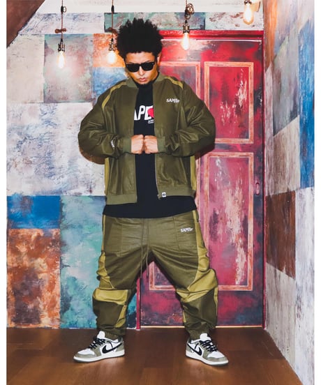 【A0026-004】■REPTILE DUCK TRACK JACKET■オリーブ