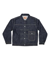 【A0026-259】■WOLF RIDERS DENIM JACKET■インディゴ