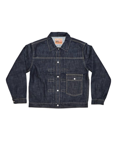 【A0026-259】■WOLF RIDERS DENIM JACKET■インディゴ