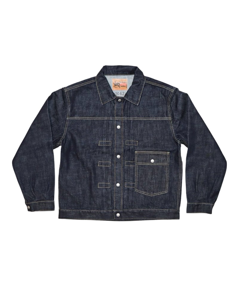 A0026-259】□WOLF RIDERS DENIM JACKET□インディゴ | SA