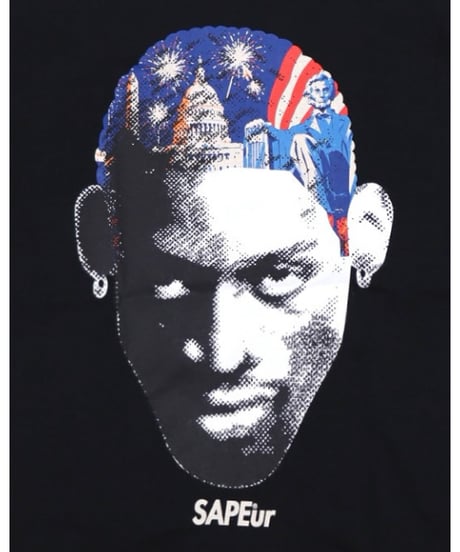 【A0026-220】■YOUTH■INDEPENDENCE DAY HEAD TEE■S/S TEE■ブラック