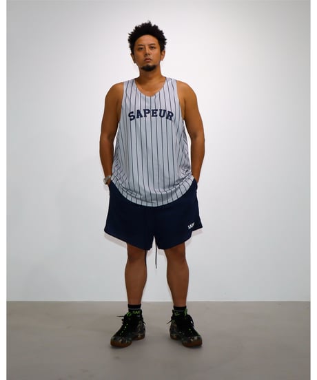 【A0026-239】 ■RV DRY BASIC TANK ■ネイビー/ストライプ