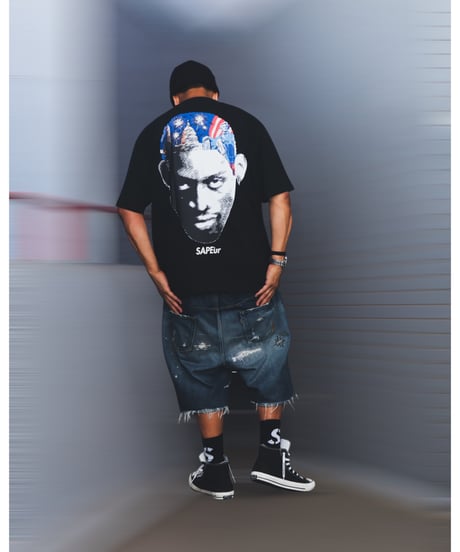 【A0026-218】■INDEPENDENCE DAY HEAD TEE■S/S TEE■ブラック