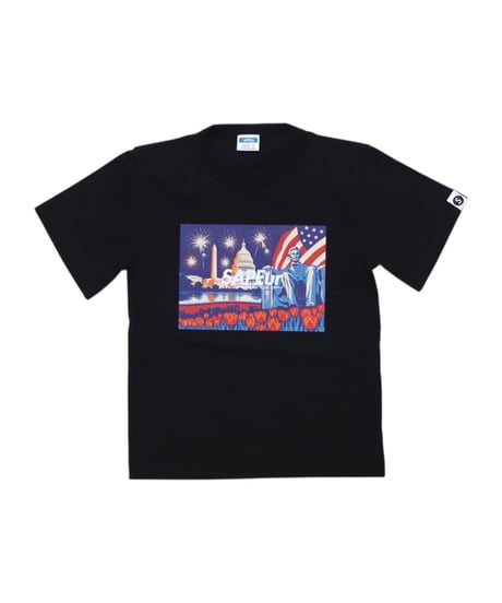 【A0026-235】■KID'S■INDEPENDENCE DAY GRAPHIC TEE■S/S TEE■ブラック