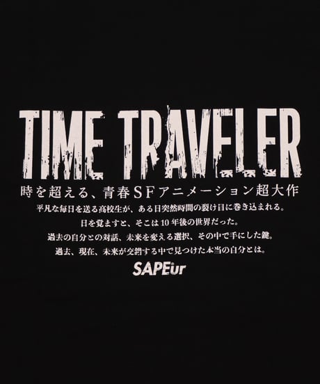 【A0026-306】■TIME TRAVELER■S/S TEE■ブラック