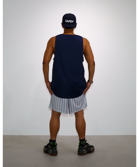 【A0026-239】 ■RV DRY BASIC TANK ■ネイビー/ストライプ