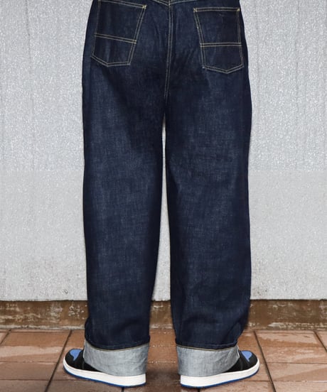 【A0026-260】■WOLF RIDERS DENIM PANTS■インディゴ