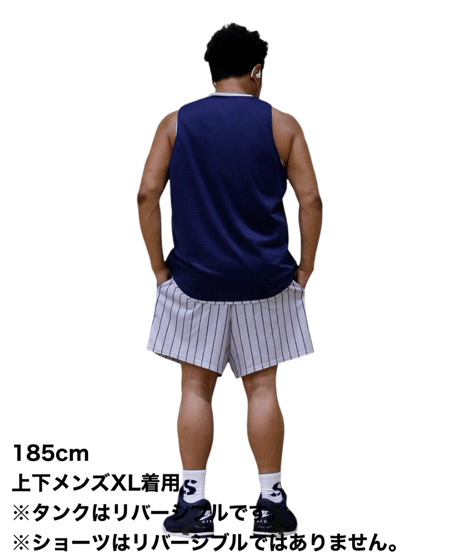 【A0026-239】 ■RV DRY BASIC TANK ■ネイビー/ストライプ