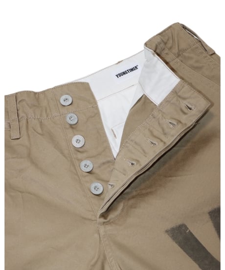 【YT0026-004】■45KHAKI PWSTENCIL CUSTOM■チノパン■チノベージュ