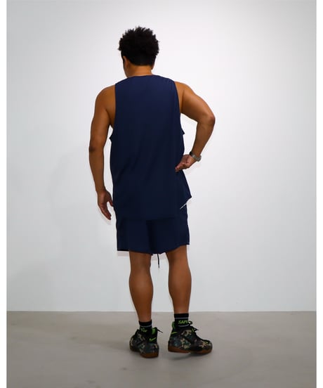 【A0026-239】 ■RV DRY BASIC TANK ■ネイビー/ストライプ