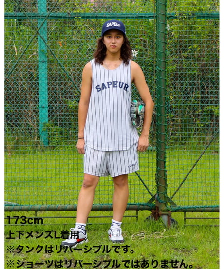 【A0026-239】 ■RV DRY BASIC TANK ■ネイビー/ストライプ