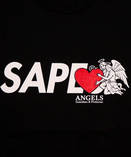 【A0026-300】■ANGEL & DEVIL■S/S TEE■ブラック