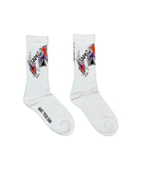 【A0025-214】■GRAPHIC CREW■SOCKS■ホワイト